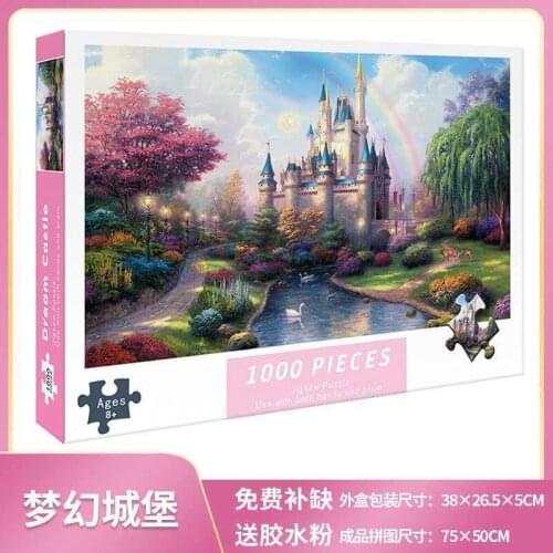 1000 Pieces Of puzzle 1000 Pieces Of Puzzle Children Puzzle Adult Decompression Boys And Girls Animation Difficult