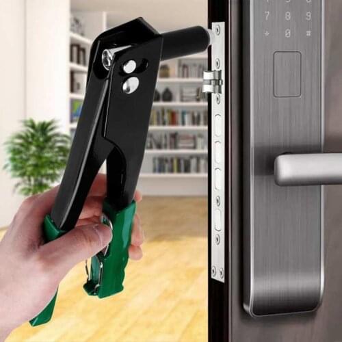 2Pcs Rivet Gun Professional Single Hand Manually Industrial Manual Supplies Riveting Tool