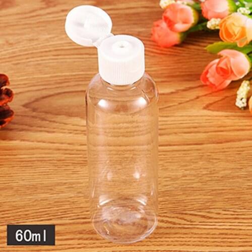 4pcs 60ml Cosmetic Jar Small Empty Bottle Cosmetic Refillable Bottles Plastic Eyeshadow Makeup Face Cream Jar Pot Container 5W