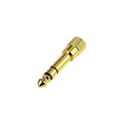 Takstar Gilt Microphone Adapter 3.5 turn to 6.5 small turn big 3.5MM turn to 6.5MM for HIFI AV amplifier