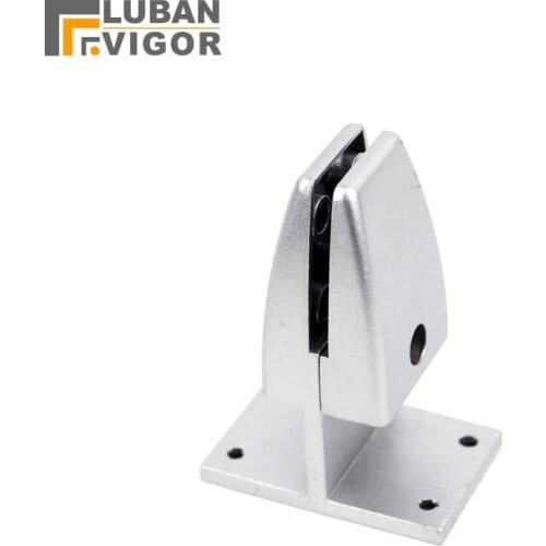 Aluminum alloy,Screen glass clip/clamp , shelf support/clip,glass thickness:8-15MM,Partitions, Bathroom Hardware