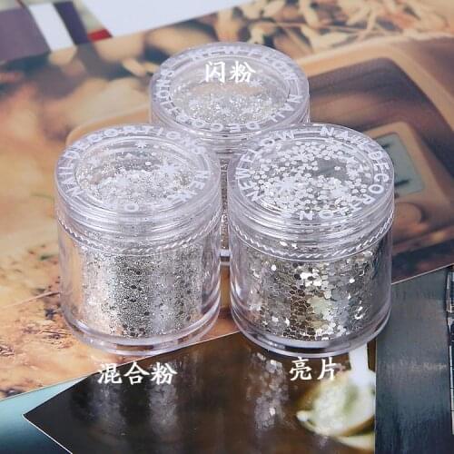 Hot Sale Pure Finest Glitter Dust Powder Packs Bag 1/128 Nail Art Decoration / Crafts Bling Bling Smallest MKYU#01
