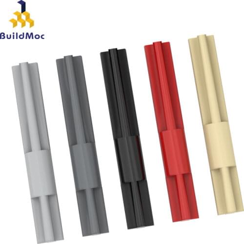 BuildMOC 99008 high-techalal Axle 4 with Center Stop For Building Blocks Parts DIY LOGO Educational Creati