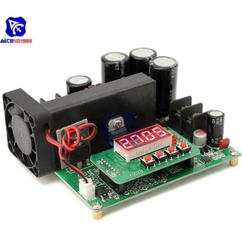 Diymore 900W 15A DC-DC DC 8-60V to DC 10-120V Step Up Module LED/LCD Boost Converter Board CC CV Voltage Regulator Transformer