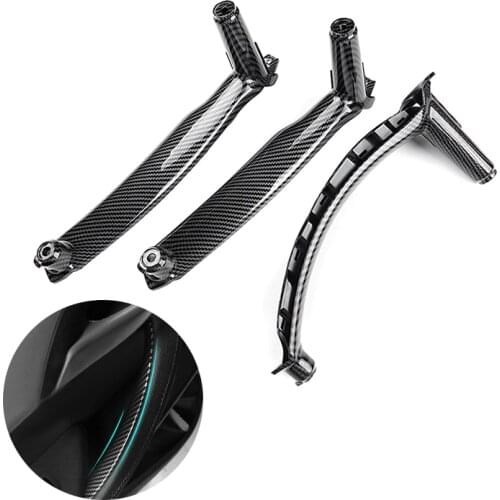 For BMW X5 X6 E70 E71 2008 2009 2010 2011 2012 2013 Carbon Styling Car Accessories Interior Door Handle Pull Cover