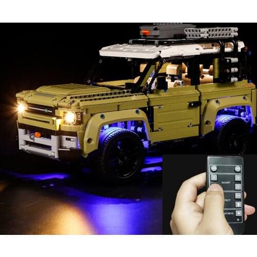Remote Control Led Light Set Compatible For 42110 Land Rover Defenders Off Road (Only LED Light, No Block Kit)