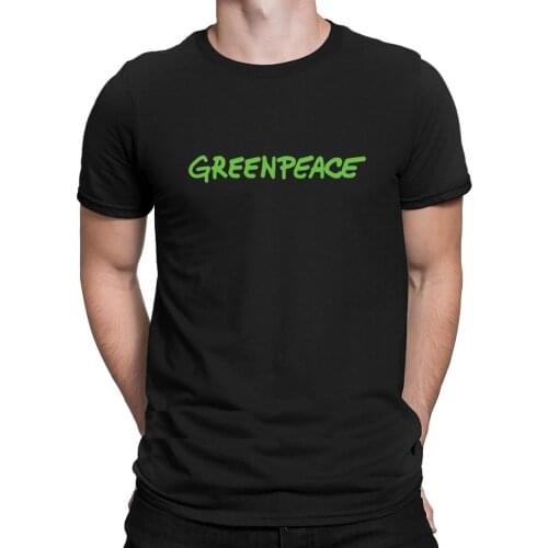 Greenpeace T shirts Novelty Branded Tee Top Summer T Shirt For Men Free Shipping Customized Building Anlarach Short Sleeve