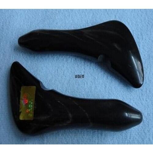 Natural horn eye facial stick face acupuncture pen stick gua sha board point massage stick