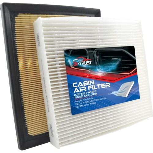 Bi-Trust Engine & Cabin Air Filter Set for Toyota Prius V L4 1.8L/Toyota RAV4/Lexus NX300H CT200H