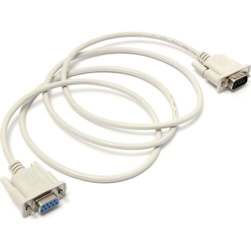 Computer Connectors Cables 1.5M Serial RS232 9-Pin Male To Female DB9 9 Pin PC Converter Extension Cable