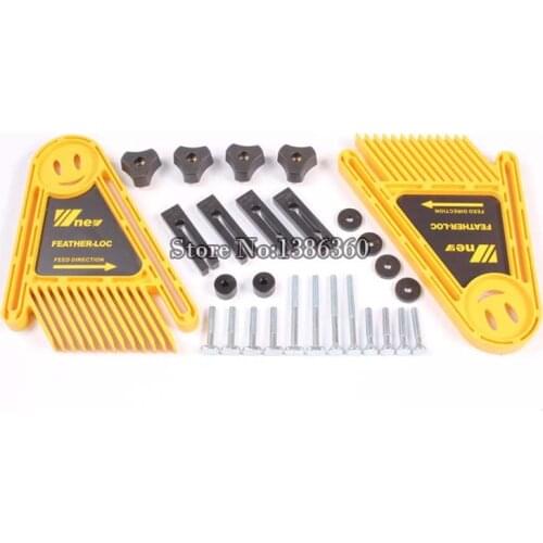 DIY Multi-purpose Double Featherboards Feather Loc Board for Table Saws Router & Tables Fences Tools Miter Gauge Slot CP523