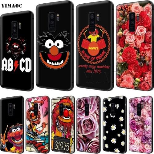 YIMAOC Muppets Animal Drummer Soft Silicone Case for Samsung Galaxy S6 S7 Edge S8 S9 Plus A3 A5 A6 Note 8 9