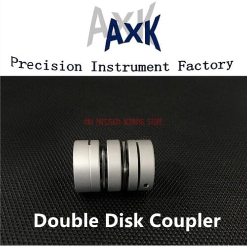 2021 Sale New Nickel Flexible Rodamientos Bearing Cnc Double Disc Coupling Disk Coupler 12mm 14mm 15mm Diameter 56mm Shaft