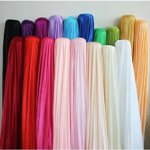 Silk fabric wedding backdrop Width 150CM (59") Satin Fabric Decoration Solid Color Fabrics Clothing Lining WT017