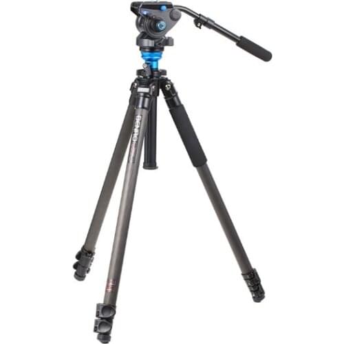 Benro A2573FS6 C2573FS6 Video Aluminium Carbon Fiber Tripod Kit with S6 Head