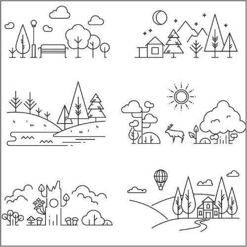 Sunny Country Silicone Clear Stamp For Scrapbooking DIY Cling Seal Embossing Album Decor Paper Card Art Craft Supplies 2020 New