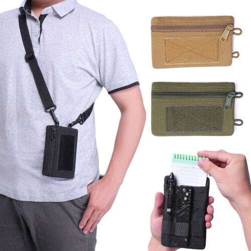 Outdoor EDC Molle Pouch Wallet Waterproof Wear-resistant Portable Tool Storage Hand Bag for Camping Hiking Hunting Supplies
