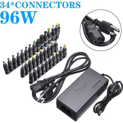 For Acer Asus Dell HP 19V 4.5A 96W Universal Power Adapter Charger EU/UK/US/AU Laptop Power Adapters 12V 15V 16V 18V 19V 20V 24V