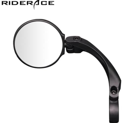 Bicycle Rear View Mirror Round Convex Lens Adjustable Unbreakable Clear Wide Range Back Sight MTB Bike Rearview Handlebar Mount