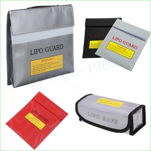 100%Brand New High Quality RC LiPo Battery Safety Bag Safe Guard Charge Sack Charge Sack Battery Protection Bag for LiPo Battery
