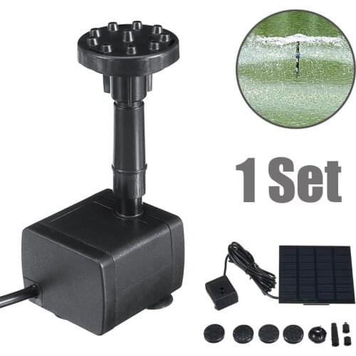 200L/H Solar Panel Power Water Pump Garden Pool Pond Mini Pumps 1.2W Solar-Powered Garden Bird Bath Pond Water Pump