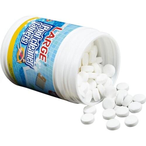 300PCS/Bottle Swimming Pool Cleaning Multi Use Effervescent Chlorine Tablets Swimming Pool Clarifier Multifunctional Cleaner