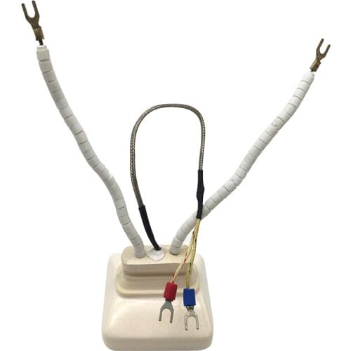 60*60 mm Minco Heat Embedded far-infrared radiation ceramic Heater 220V 60mm K type Thermocouple