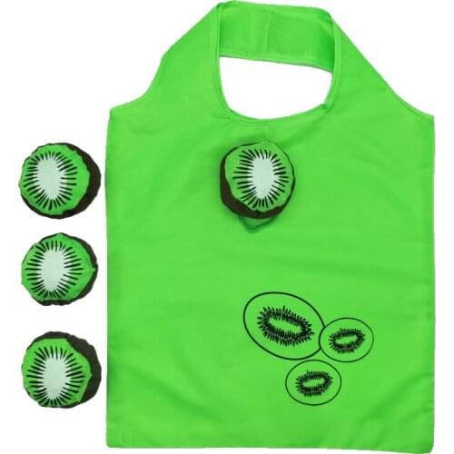 70PCS / LOT Shopping Bag Foldable Green Eco Storage Bag Reusable Tote Pouch Handbags Banana Cheery Grape Kiwi Pineapple