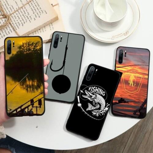 Carp Fishing Fish Phone Cases For Huawei P40 P20 P30 lite Pro P Smart 2019 Mate 40 20 10 Lite Pro Nova 5t
