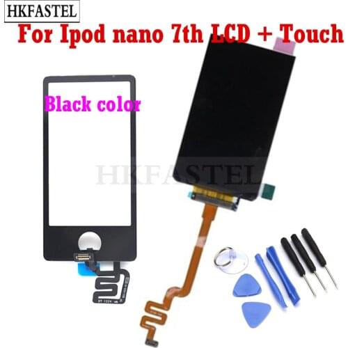 For iPod Nano7 LCD Nano 7 Touch Panel Sensor Glass For Apple iPod Nano 7 LCD Display 7th Touch Screen Panel Digitizer Replace