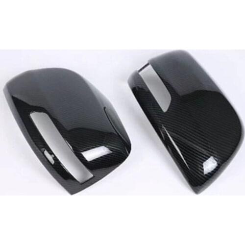 For Toyota Prado 2018 Car Rearview Mirror Cover Frame Moulding Trim ABS Auto Styling Garnish Sticker