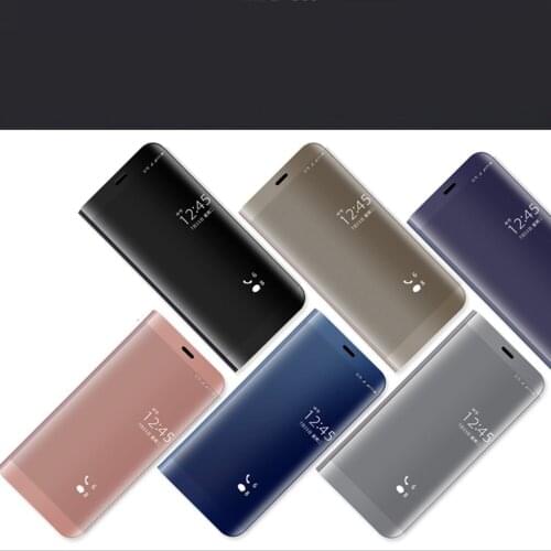 Electroplated Vertical Mirror Phone Protection for Huawei Series Rose golden