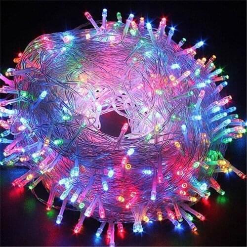 100M 50M 30M 20M 10M 5M led string lights holiday Led christmas lights outdoor decoration for party holiday wedding Garland