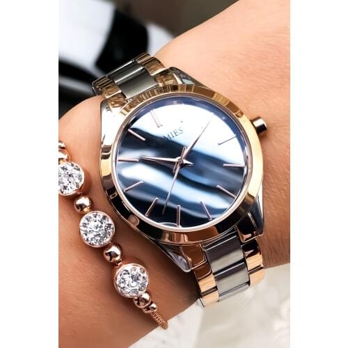 Homies Kadın Kol Saati+bileklik Hediye