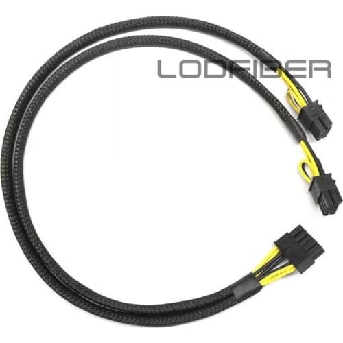 LODFIBER 10pin to 8+8pin Power Adapter Cable for HPE DL380 G9 and GPU 50cm