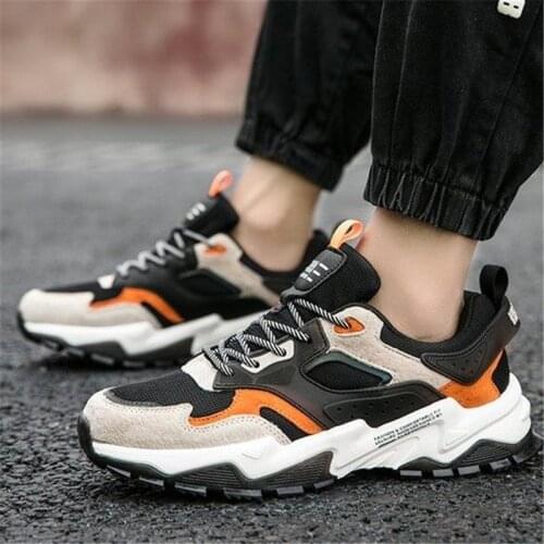 New Style Thick Bottom Running For Men Black Sneakers Outdoor Sport Shallow Mouth Training Athletic Jogging Shoes Zapatillas