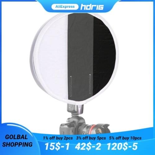 HDRIG 12"/30cm Round Universal Portable Speedlight Softbox Flash Diffuser On-Top Soft For Canon Nikon sony Pentax Yongnuo GODOX