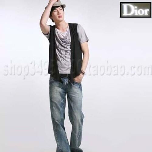 Summer Korean mens cotton summer large size couple summer fashion trend casual mens T-shirt boys D