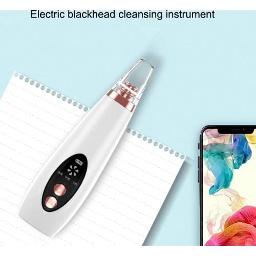 Facial Pore Blackhead Removal Equipment Points Suction Cleaner Acne Pimple Remove Appliances Black Aspirateur Nor Vacuum #RS-48