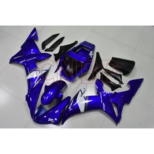 Abs Fairing YZF R1 2002 - 2003 Blue White Full Body Kits YZF1000 R1 2002 Fairing Kits YZFR1 2002 no paint