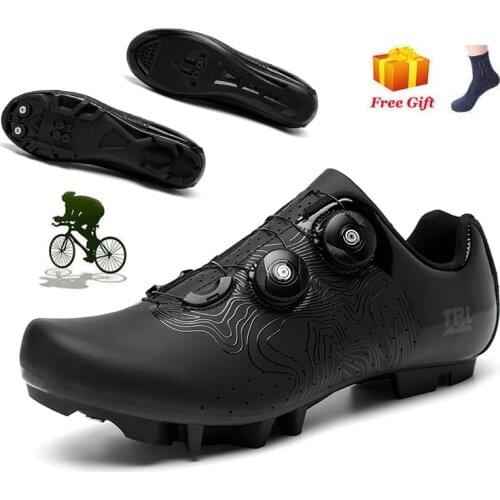 New Flat Cycling Shoes MTB Sneakers Men sapatilha ciclismo mtb Road Dirt Bike Shoes Women Spd Cleat Shoe Racing Bicycle Sneaker