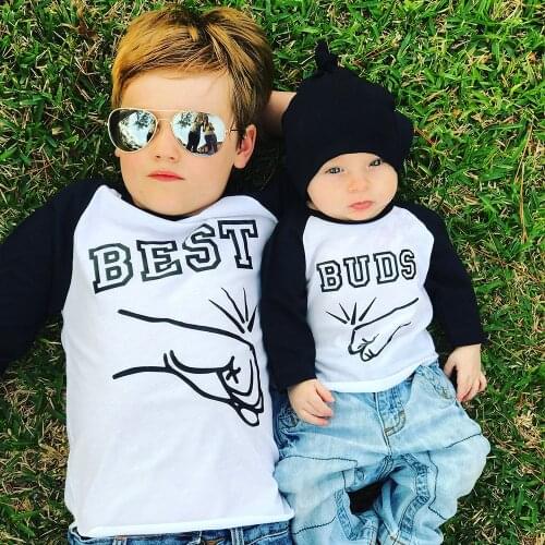 Big Little Shirts Big Brother Sister Shirts Best Buddy Brother Gift Best Friend Brother Sister Gifts Friendship Present Fashion