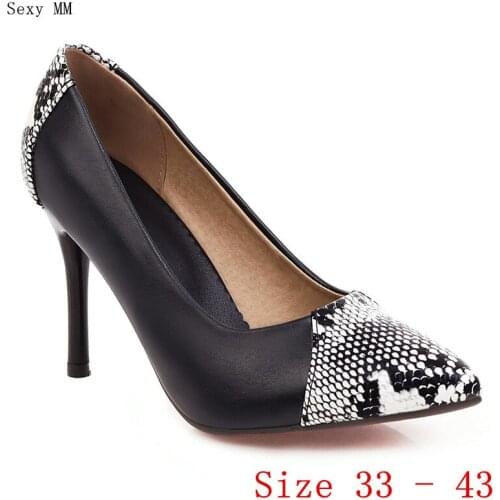 High Heels Women Pumps High Heel Shoes Stiletto Woman Wedding Shoes Small Plus Size 33 - 40 41 42 43