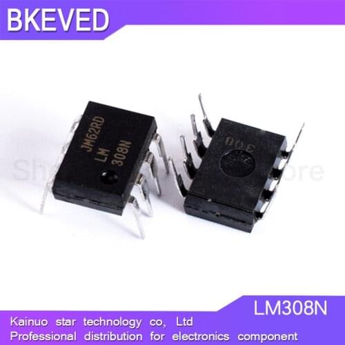 10PCS LM308N DIP8 LM308 DIP 308N DIP-8
