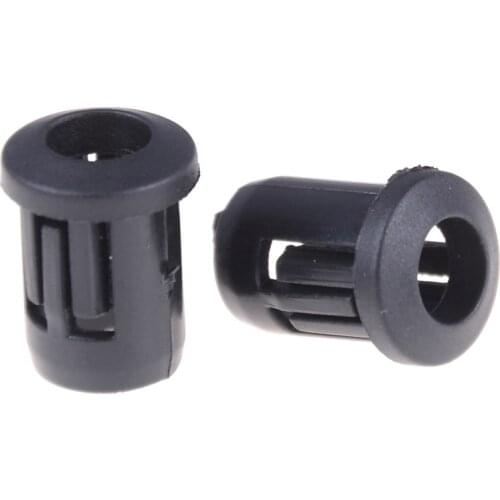 20pcs Black Plastic Lamp LED Diode Holder Black Clip Bezel Socket Mount 3mm/5mm/8mm/10mm