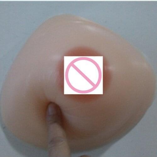 600g/Pair C/D Cup Sex Boobs Cheap Masectomy Prothesis Comfort-Flex Adhesive Triangle Silicone Breast Forms Crossdressing Apparel