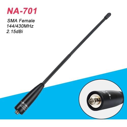 Original Nagoya NA-701 SMA-Female Dual Band VHF UHF 10W Antenna For UV-5R 888s H777 HYT BAOFENG PX-777 PX-888 Walkie Talkie