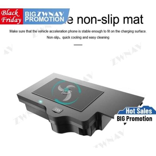 QI car infrared fast wireless charger For BMW X3 2018 infrared fast Wireless Charging Car Phone Holder for iphone/Samsung
