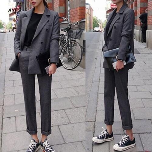 Женские брючные костюмы AYES China At AliExpress