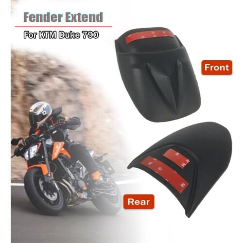 Motorcycle Front Rear Fender Mudguard Extend Mud Splash Protector Extension For KTM duke 790 duke790 Parts 2021 2020 2019 2018